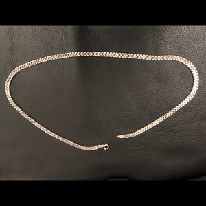Sterling Silver .925 Canada Bar Link Necklace Rare